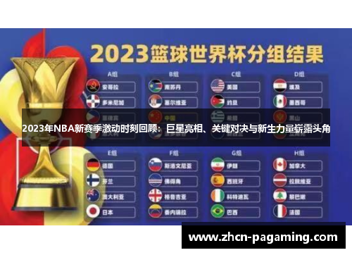 2023年NBA新赛季激动时刻回顾：巨星亮相、关键对决与新生力量崭露头角